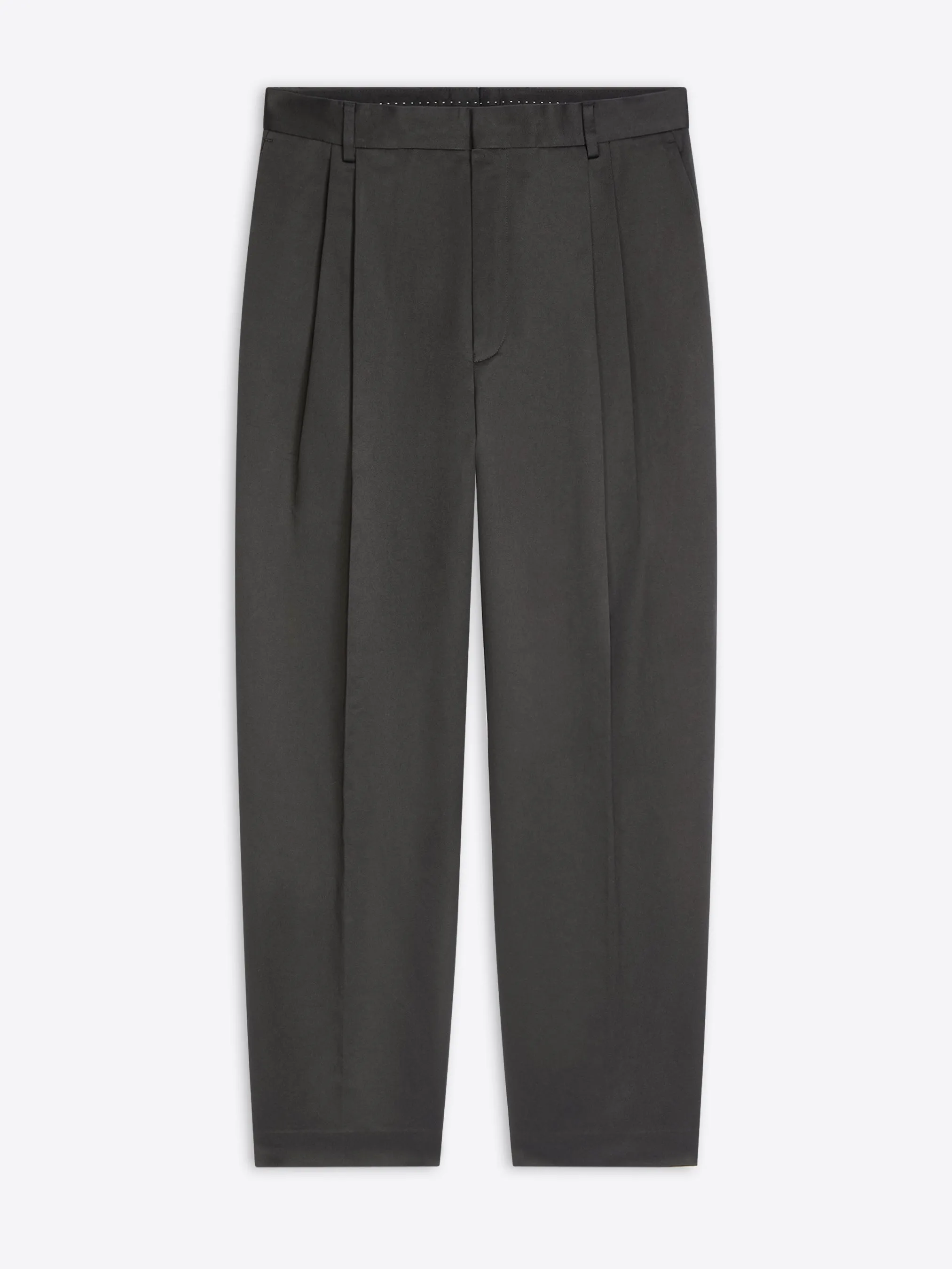 Pleated cotton pants Heat Friendly