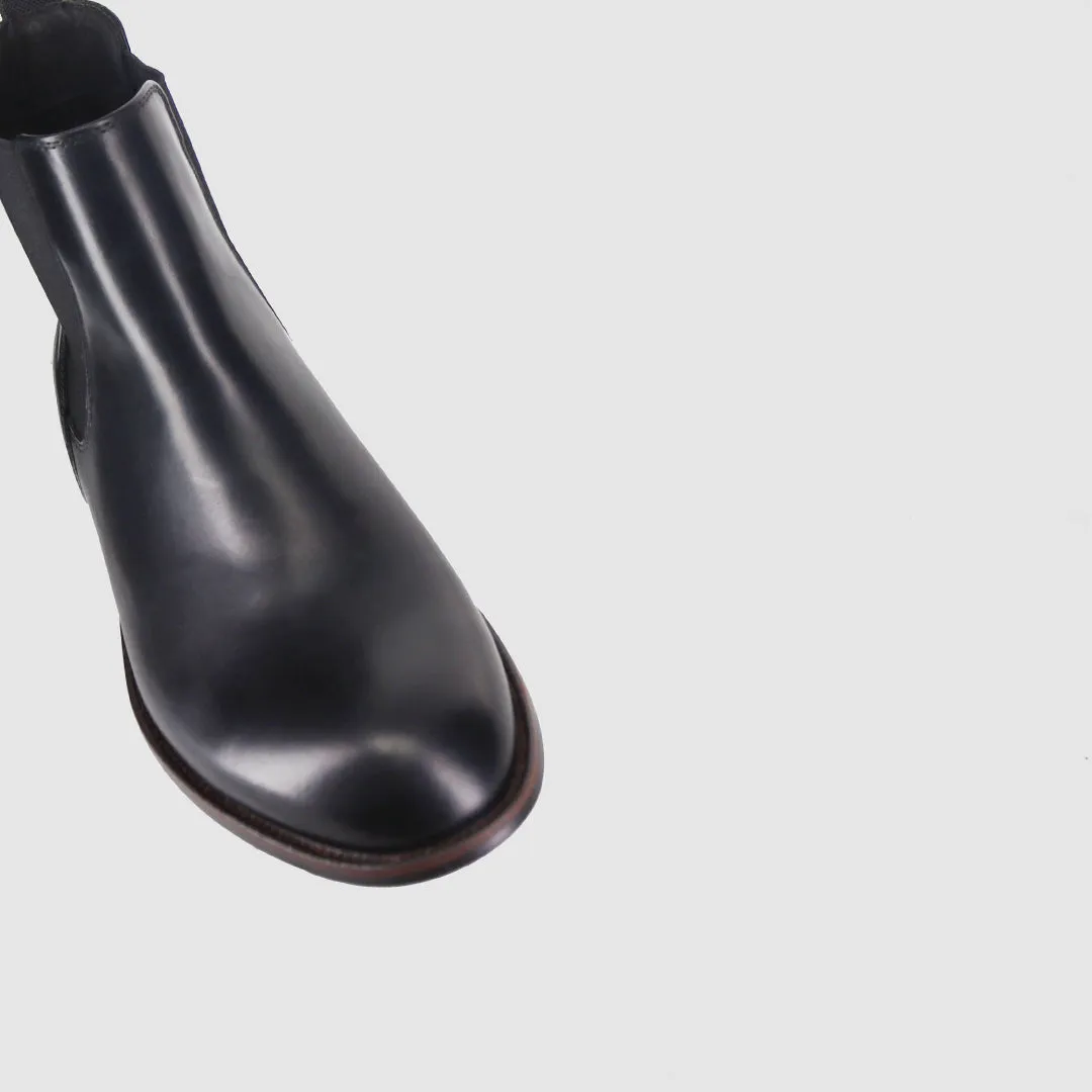 Hiking Boots Comfort Fit Plymouth Chelsea Boots Black