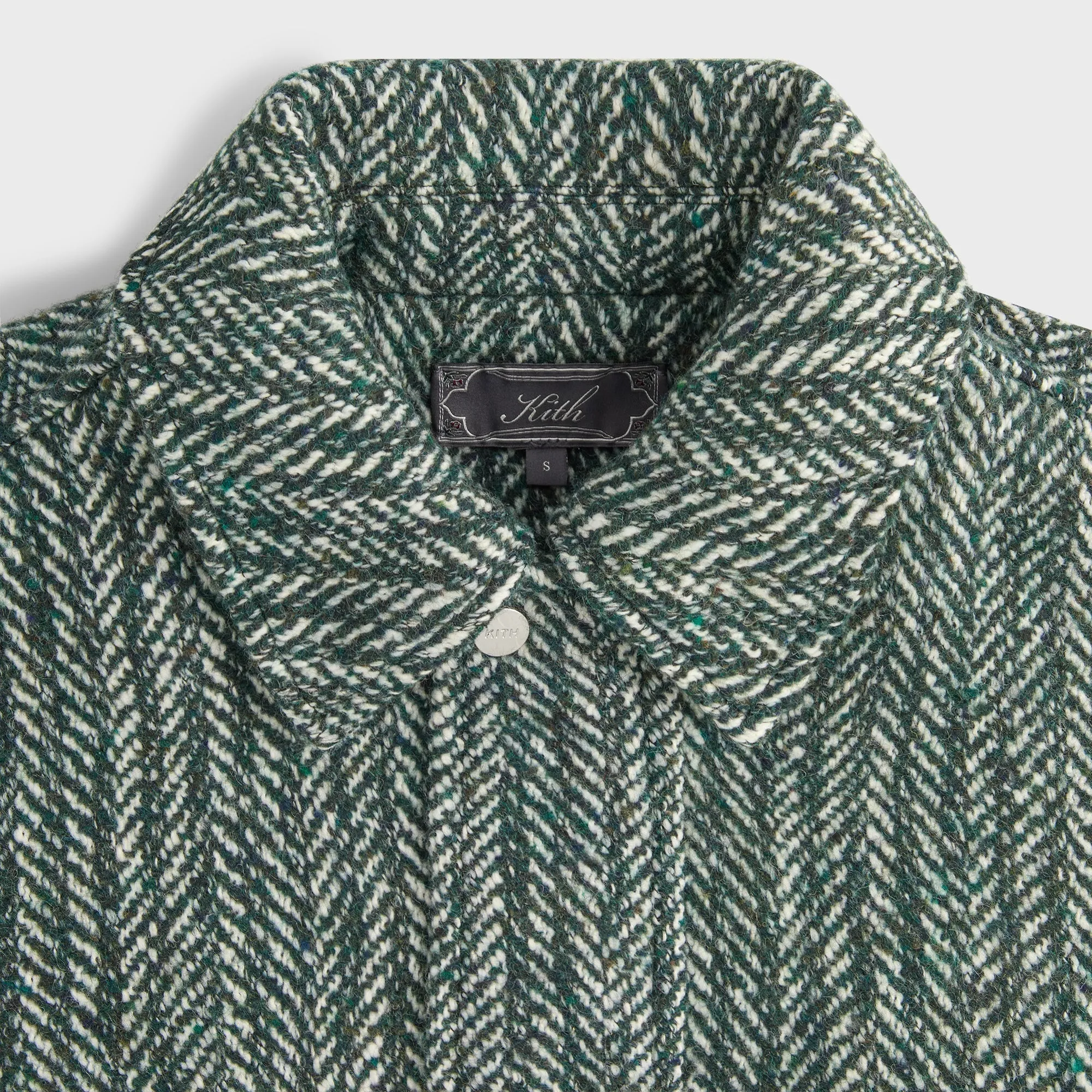 Kith Herringbone Hawthorne Flight Jacket - Stadium Light Diffusing Fabric