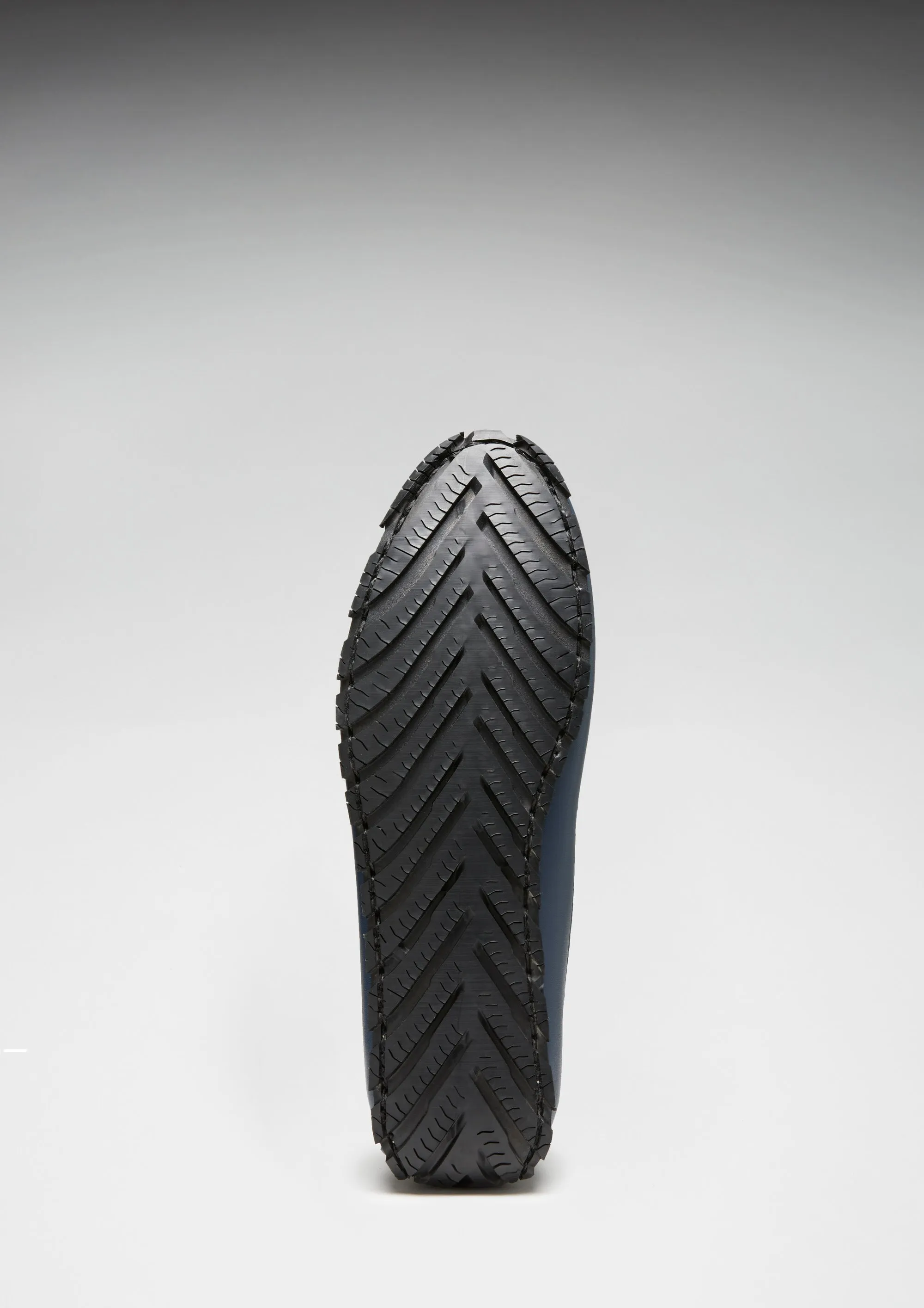 Tyre Sole Penny Driving Loafers, french navy leather Durable Comfort Shoes Versatile Casual Shoes