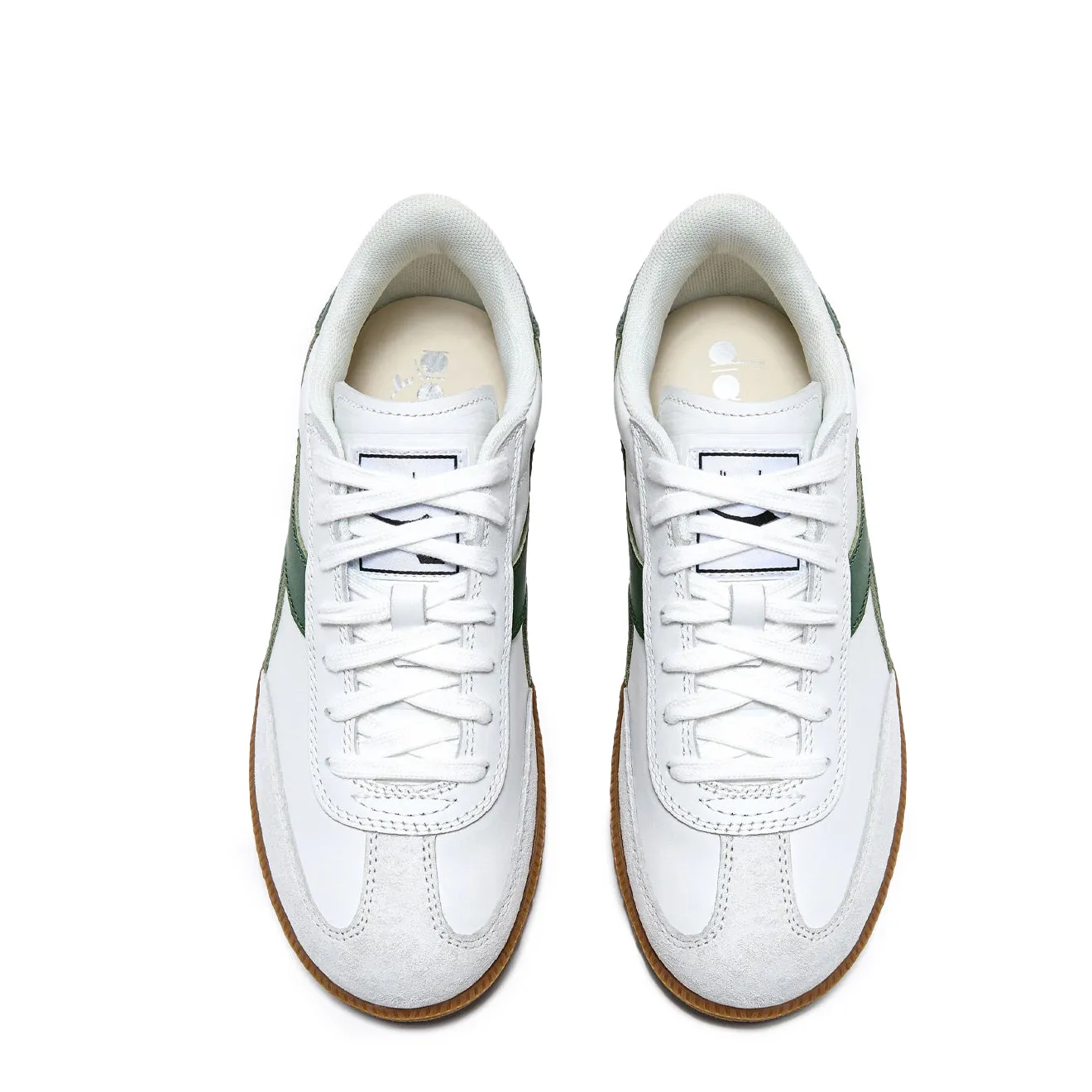 Mix Hue Diadora Trainer White / Foliage Green