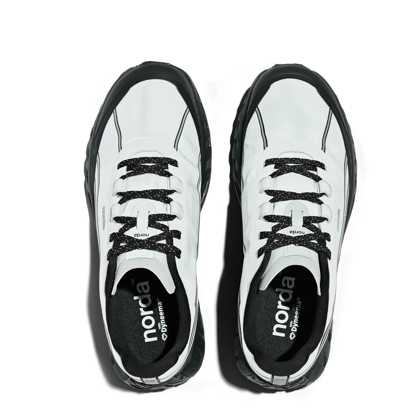 Shine Silver Norda The 002 Trainer Alpine White