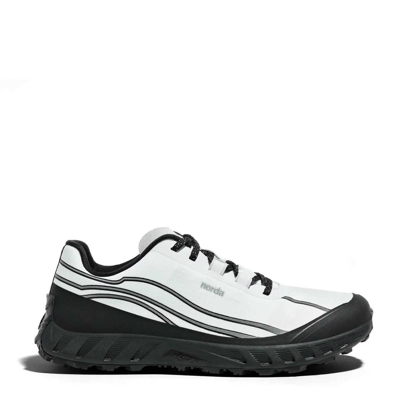 Norda The 002 Trainer Alpine White Sky Light Cushioned heel