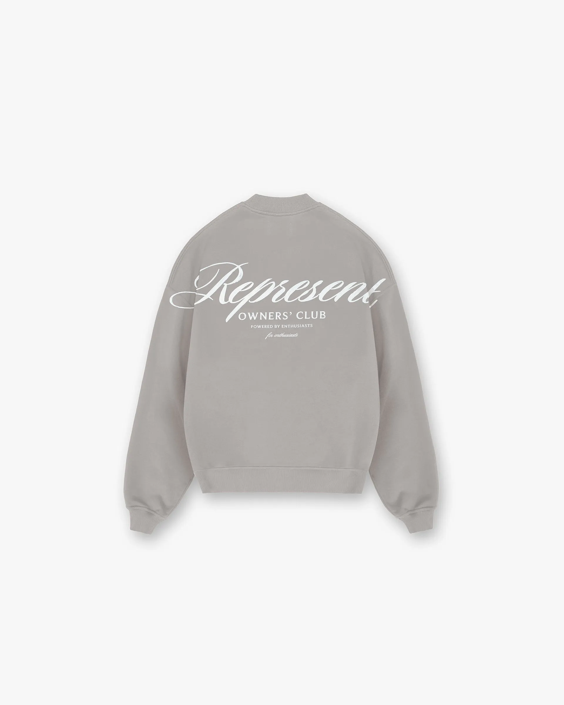 teenagers Layering Piece Represent Owners Club Script Sweater - Slate