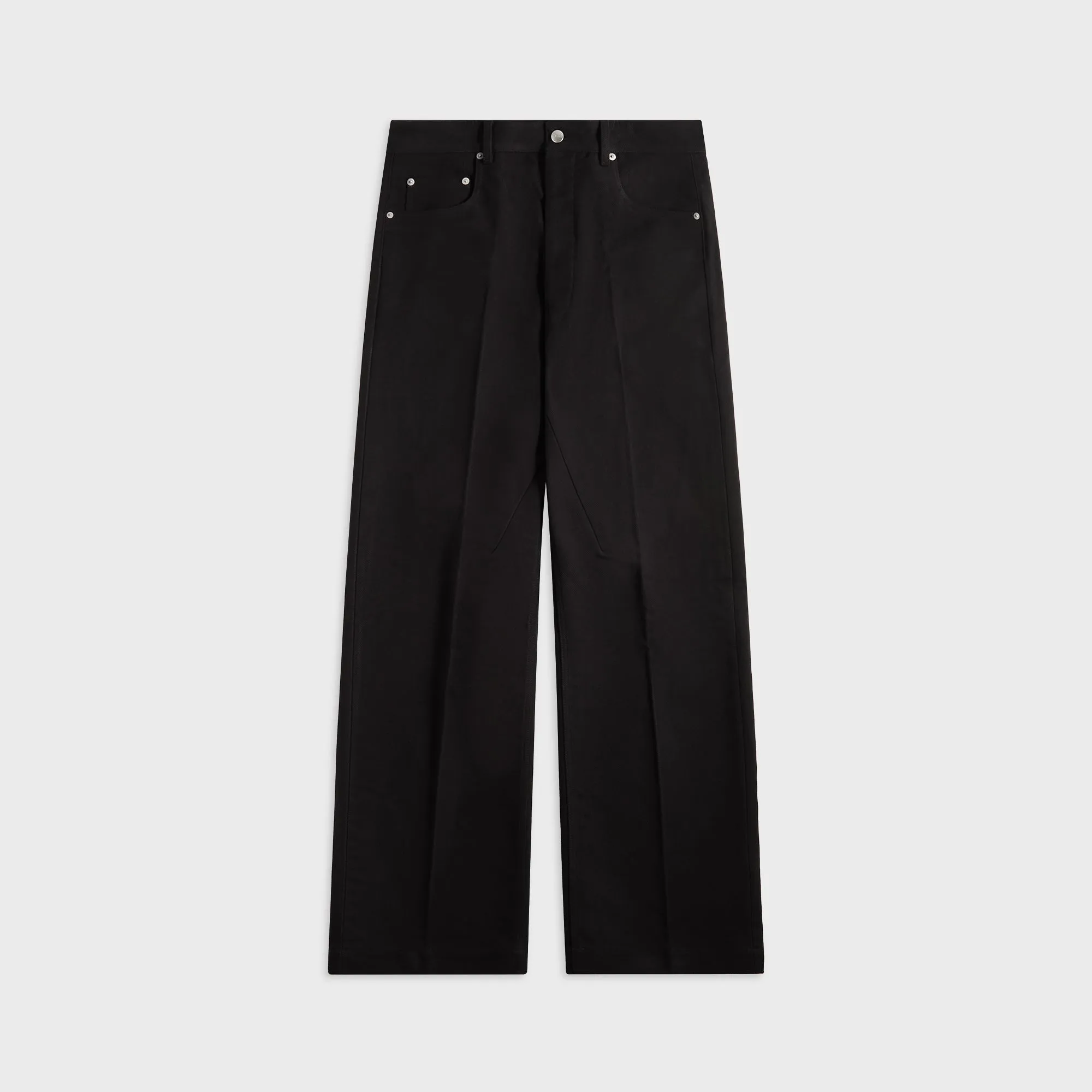 Rick Owens Geth Jeans - Black Classic Fit Design