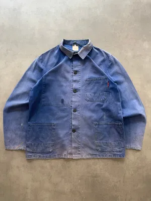 1980s French Shirt (L) Casual Vibe Sleepwear