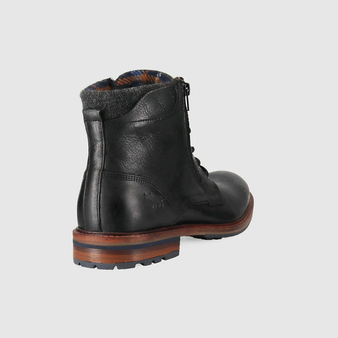 Woodland Lace Up Boots Black Seamless Comfort River Crossing All Function