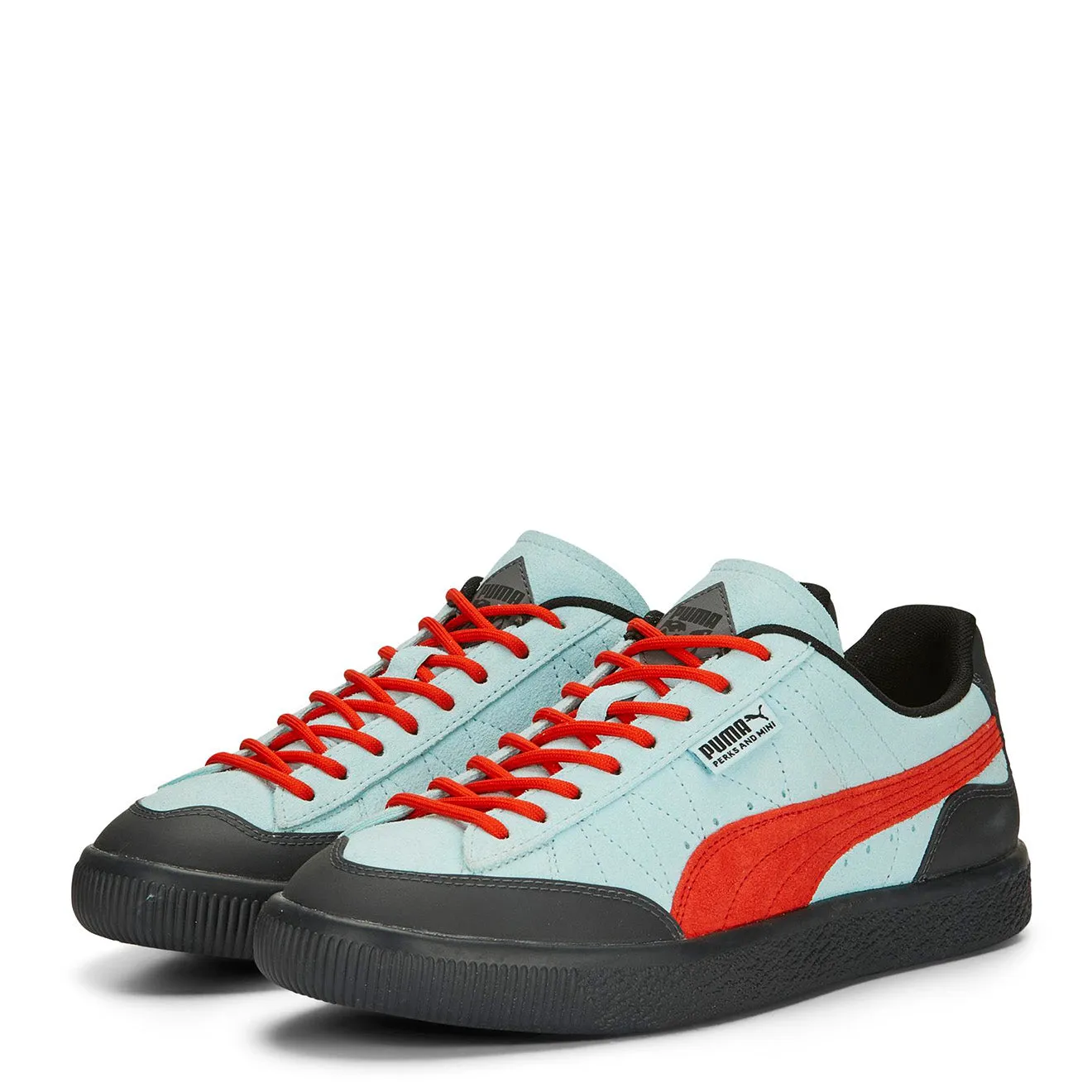 Peak Mode Flexible Fit Busy Professionals Puma Clyde Rubber PAM Trainer Light Aqua / Warm Earth