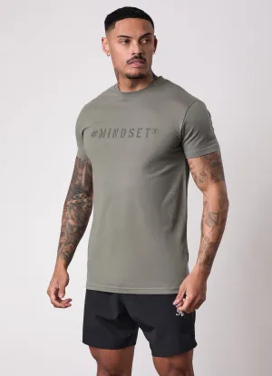 Active Flex Gym King Mindset Tee - Khaki