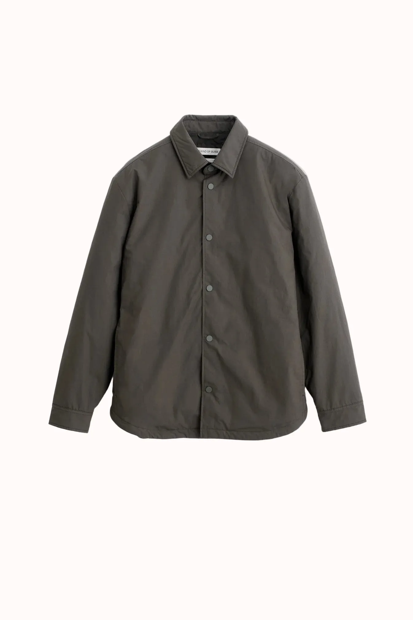 A Kind of Guise Olkay Quilted Overshirt: Deep Fir Comfort First Fit