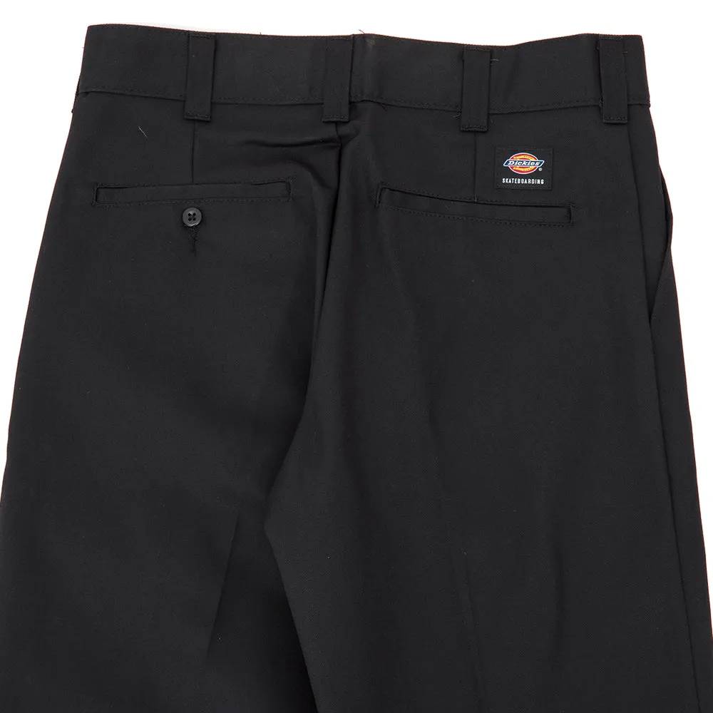 Skateboarding Regular Fit Twill Pants (Black) StaticResistantMaterial