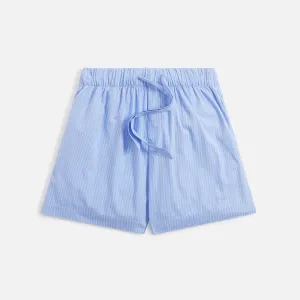 Tekla Poplin Pajama Shorts - Pin Stripes Quick Action Fit