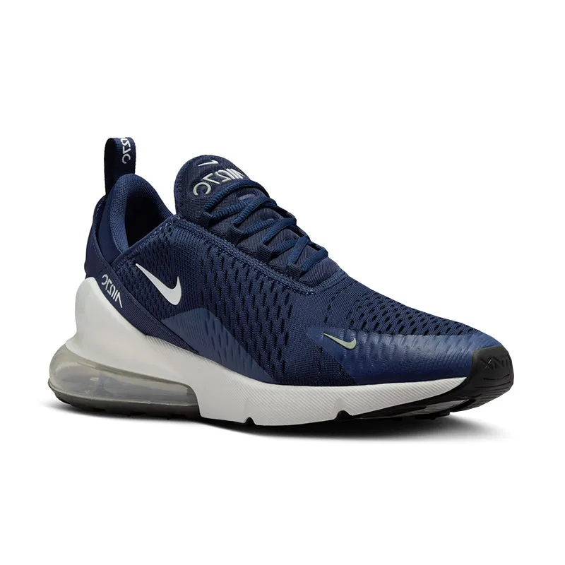 Men's Air Max 270 Midnight Navy/White Adaptive Lockdown Strap marathon readiness