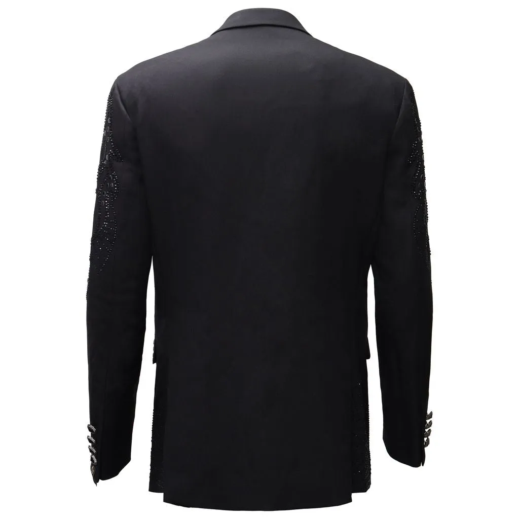 Crystal Command Blazer BLACK Comfort Flex Fit wrinkle free