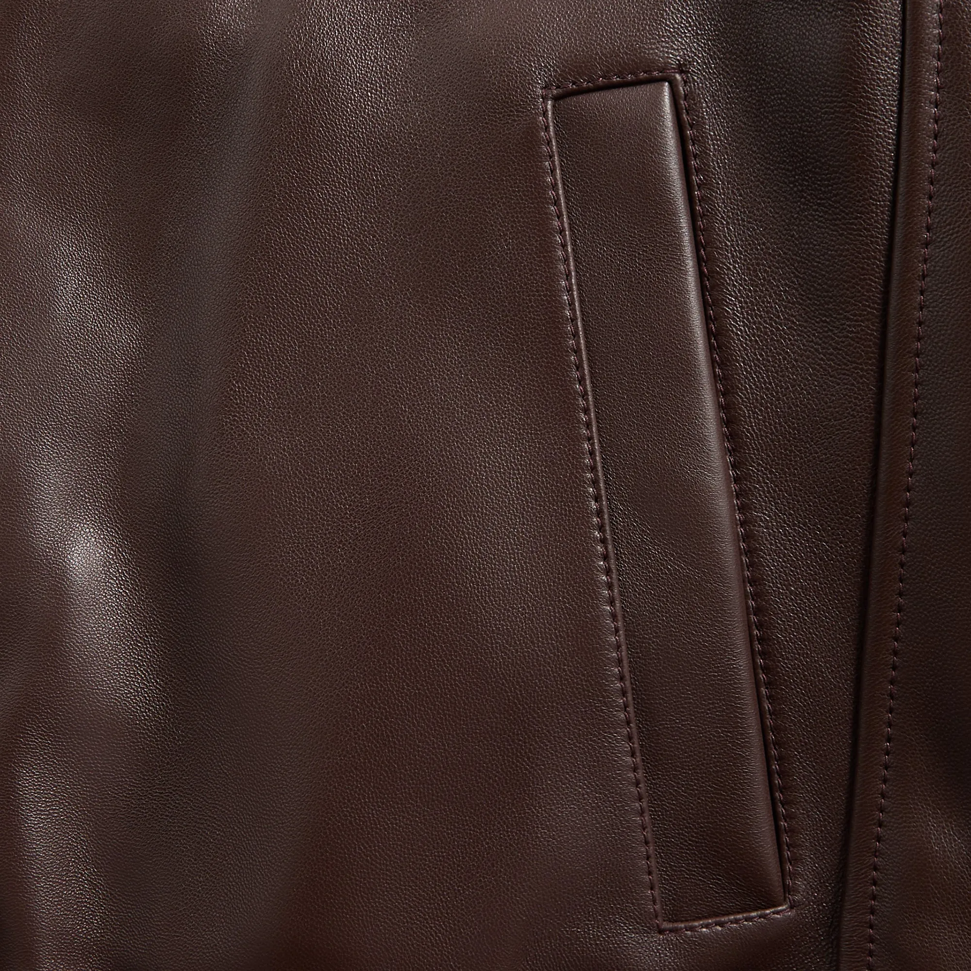Subtle Design Detail Statement Outerwear Loewe Bomber Jacket - Chocolate Brown