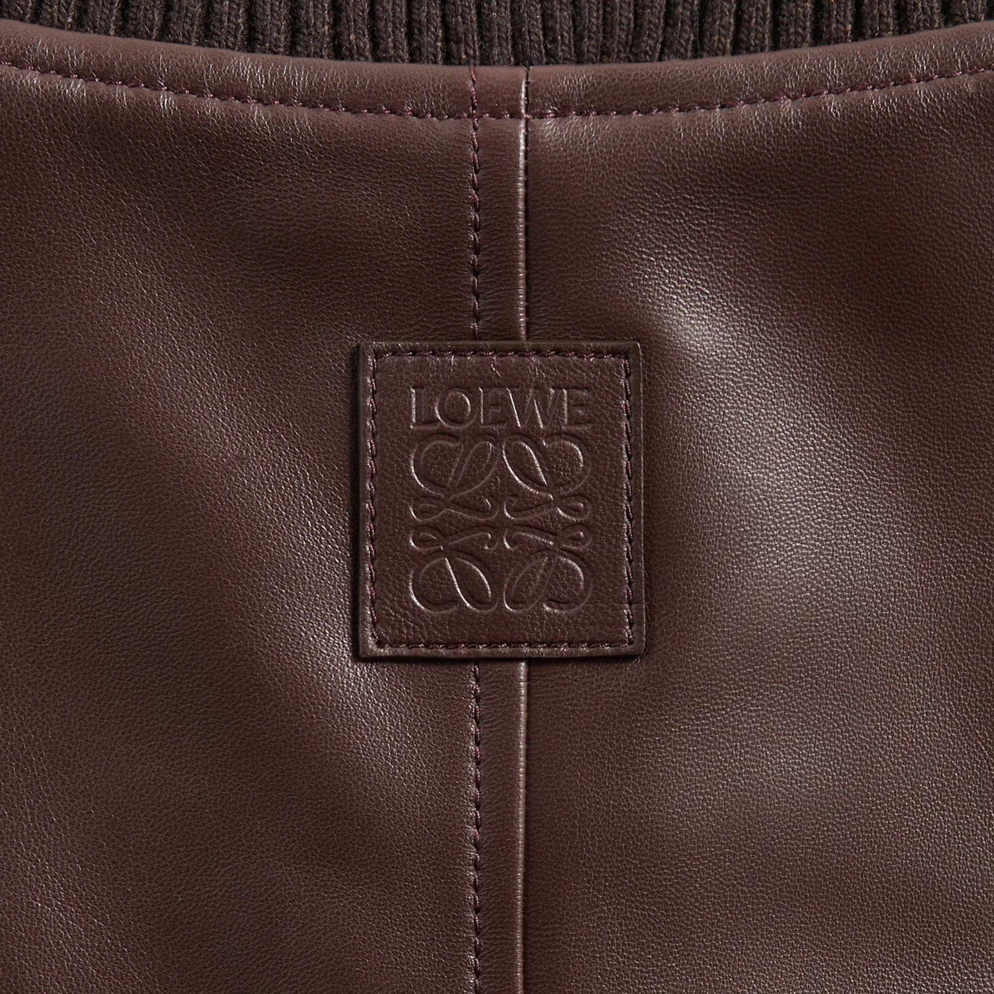 Loewe Bomber Jacket - Chocolate Brown TapedSeamConstruction