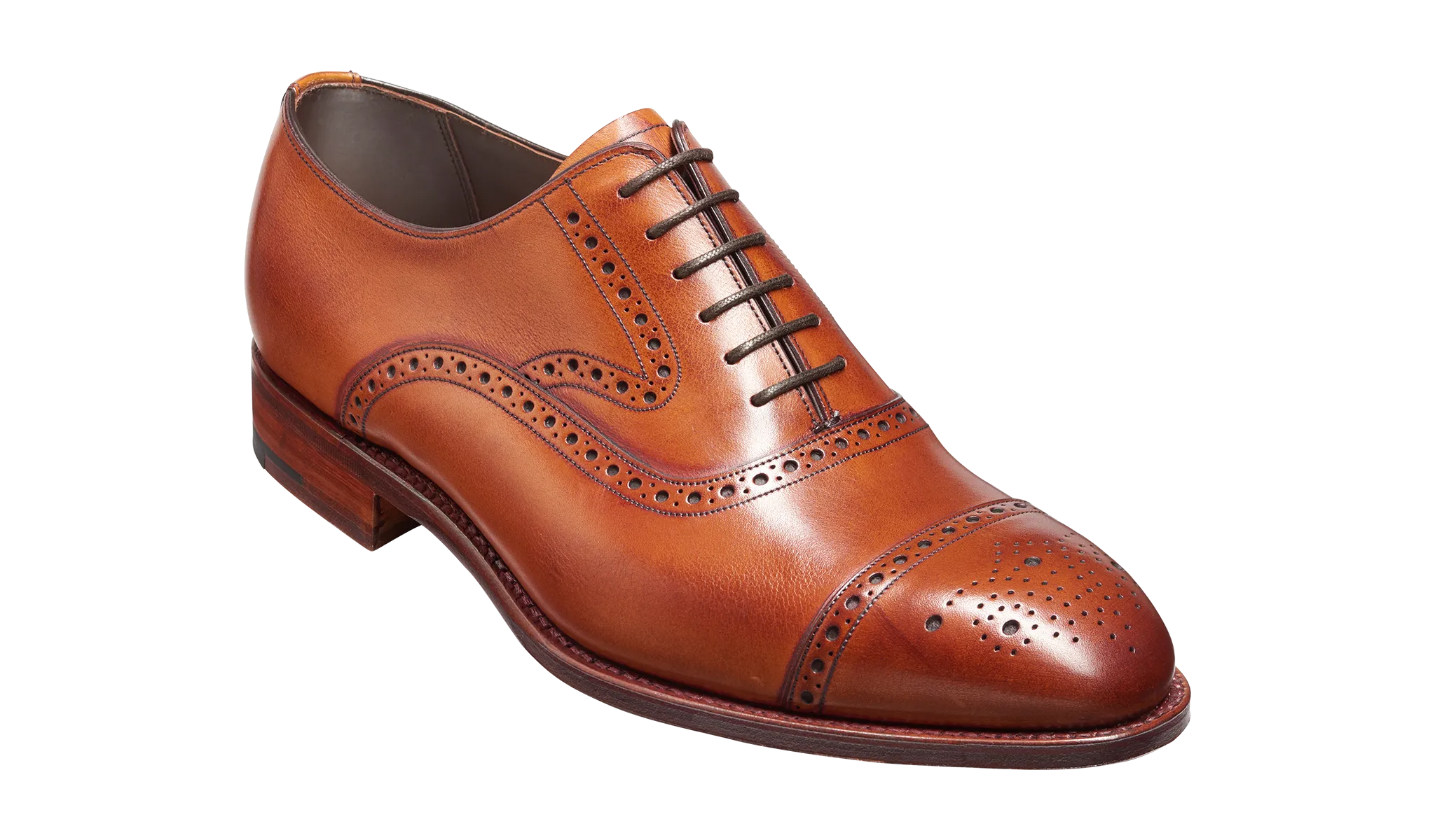 Daily Sharp Detail Cut Lerwick - Antique Rosewood Calf