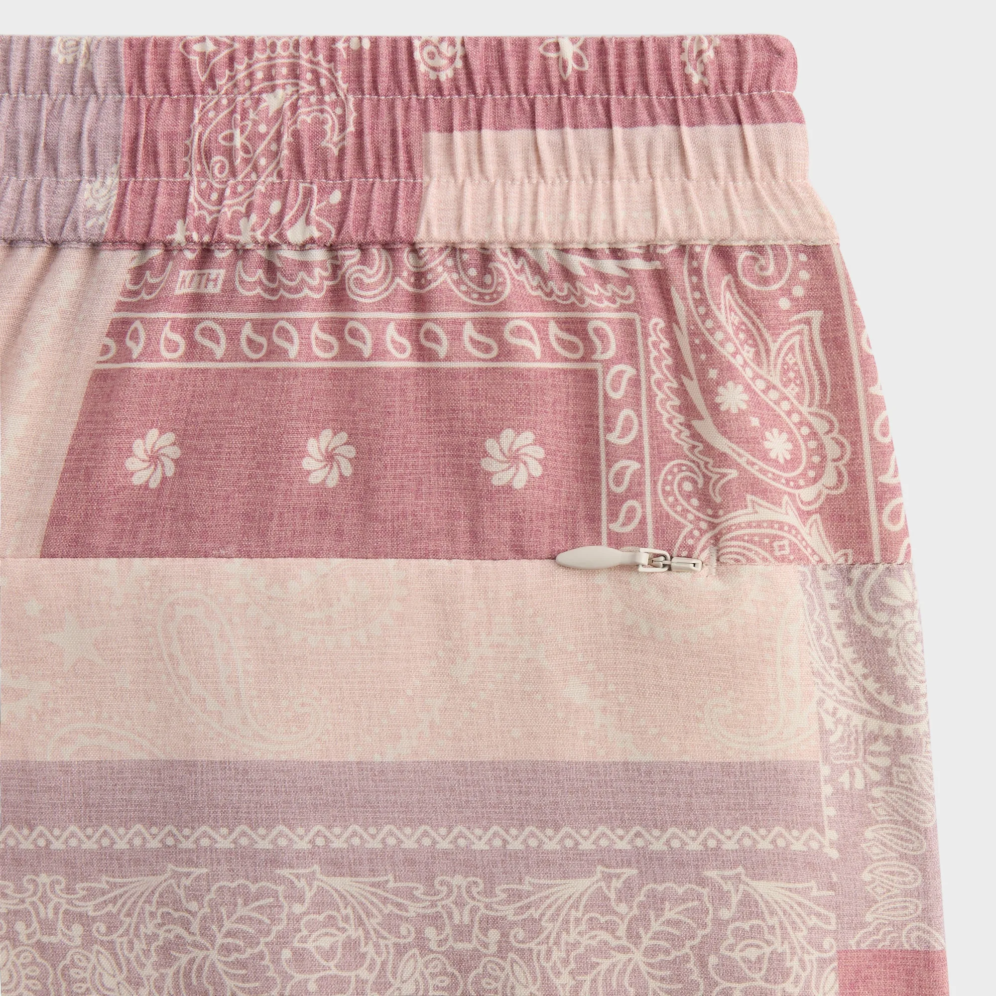Kith Silk Lyocell Bandana Cedar Short - Pink Opal RecycledPolyester
