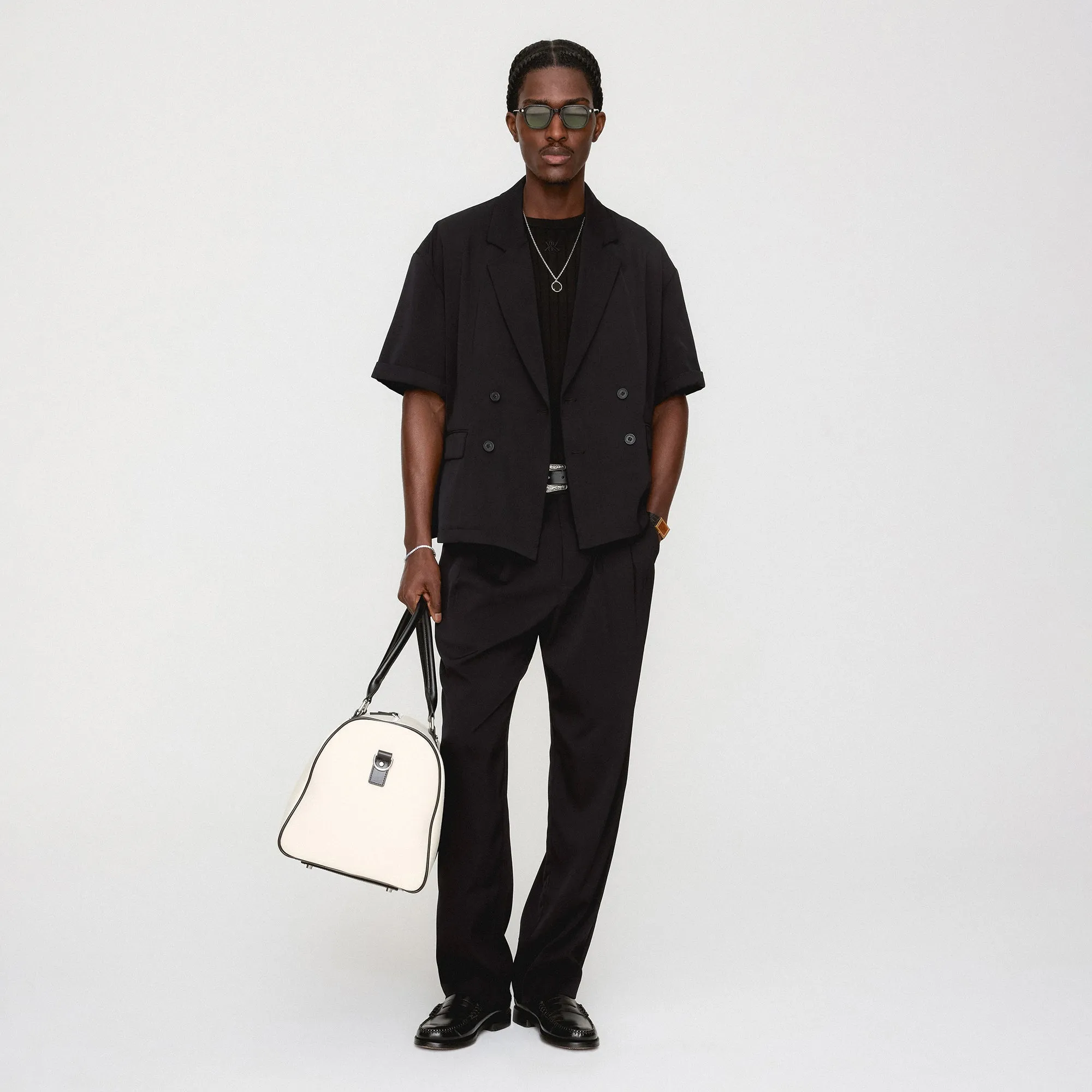 CompressionResistant Three Layer Laminate &Kin Ito Blazer - Black