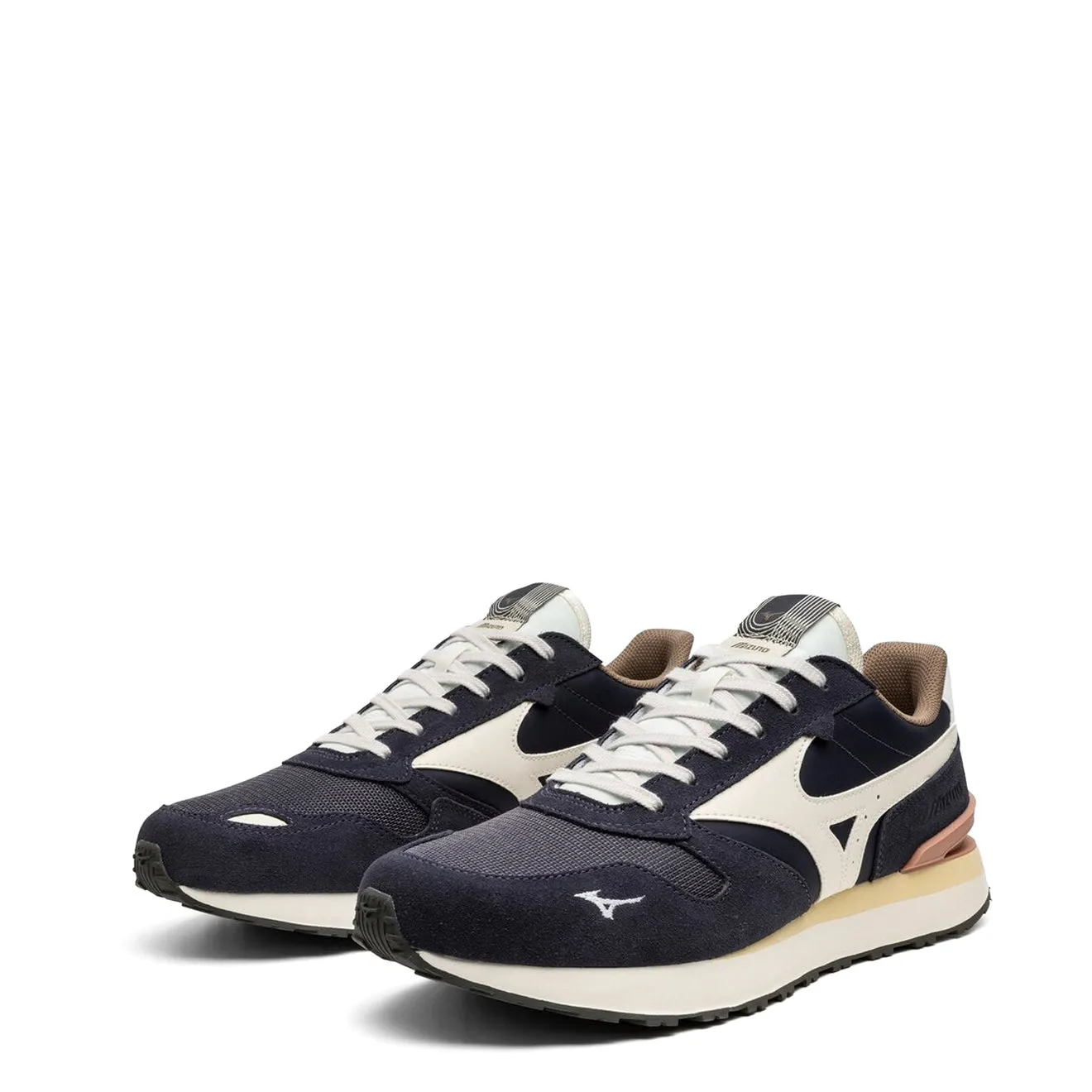 Mizuno RB87 Odyssey Trainer Gray / Pristine / Cameo Brown Orthopedic Foam