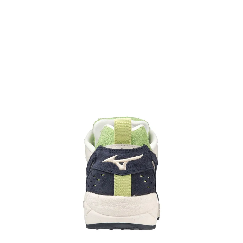 Mizuno Contender Trainers Matcha Pack White Onyx / Eclipse / Green Orthopedic Friendly Design Jungle Path