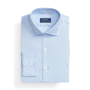 Mountain Retreat Street Style Ralph Lauren - Slim Fit Dobby Shirt in Blue