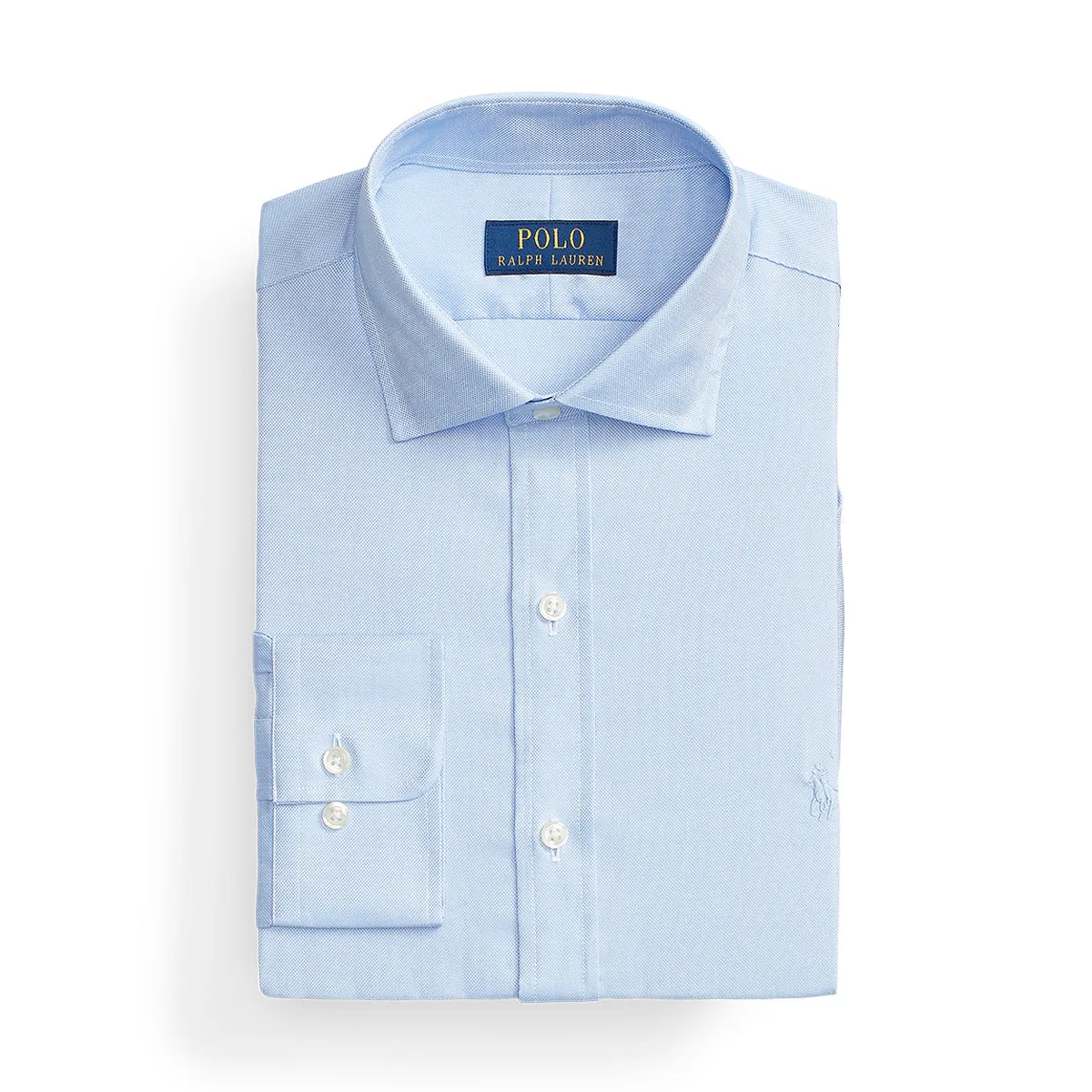 Mountain Retreat Street Style Ralph Lauren - Slim Fit Dobby Shirt in Blue