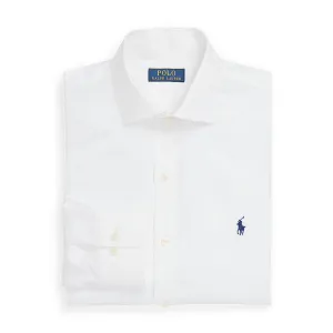 Ralph Lauren - Slim Fit Dobby Shirt in White Geometric Shape