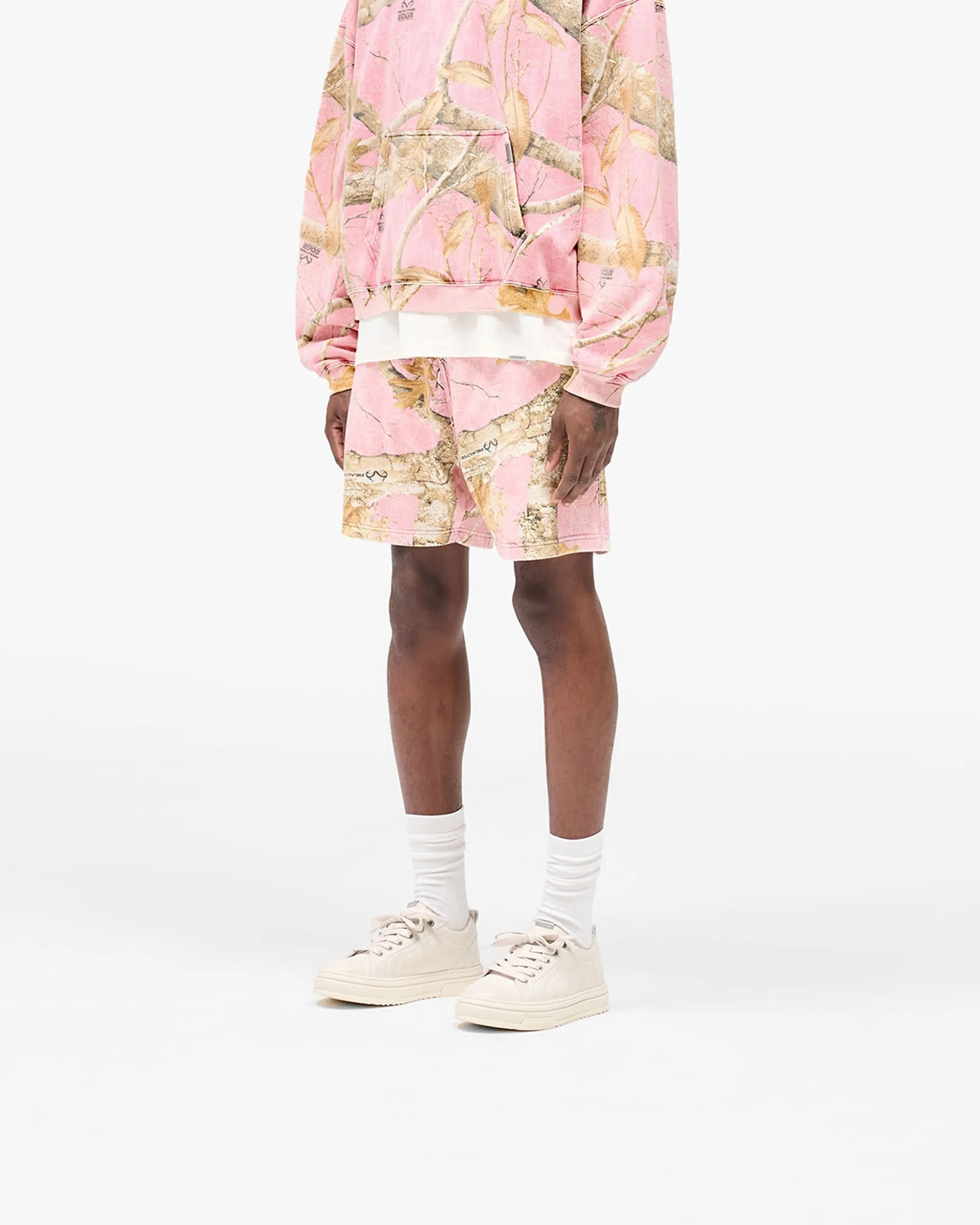 Day Wear Realtree? Mesh Shorts- Washed Pink Camo