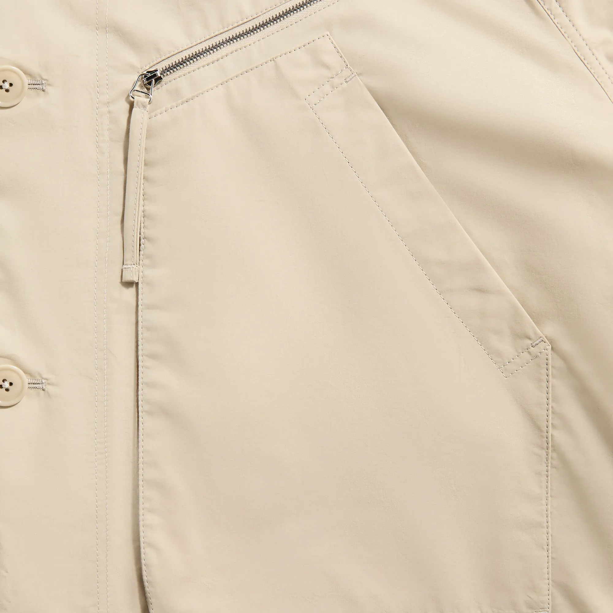 Casual Classic Lemaire Parachute Blouson - Stone Beige