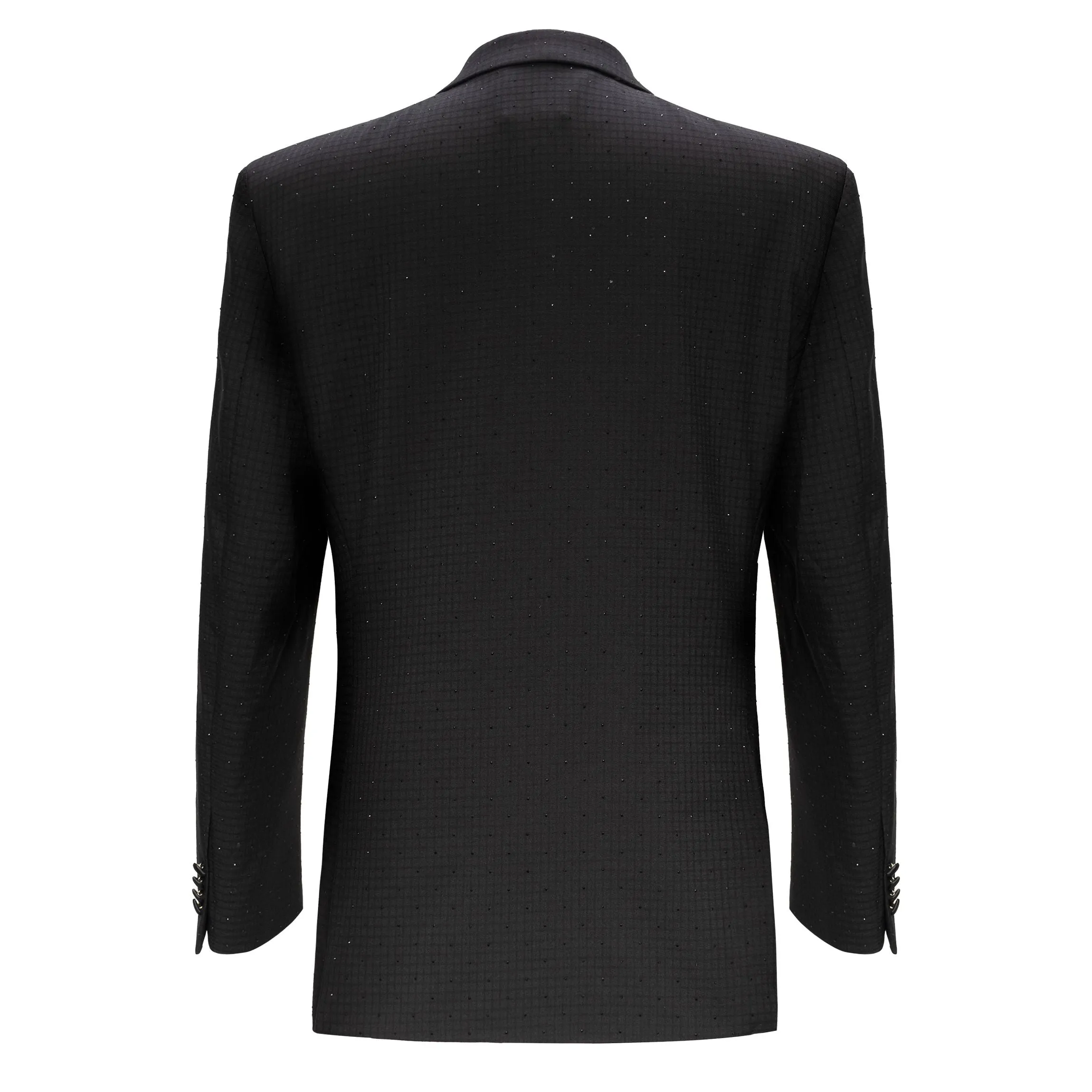 Regal Reverie Blazer BLACK/BLACK Contoured Silhouette