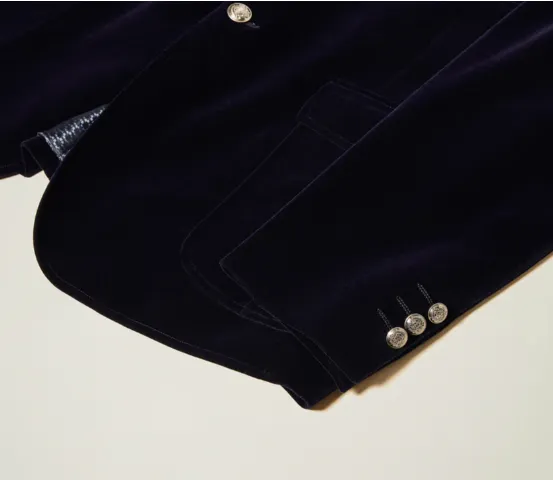 Weather Adaptive Ventilation Stretch Comfort Fit Inserch BL-569 Velvet Military Jacket Black