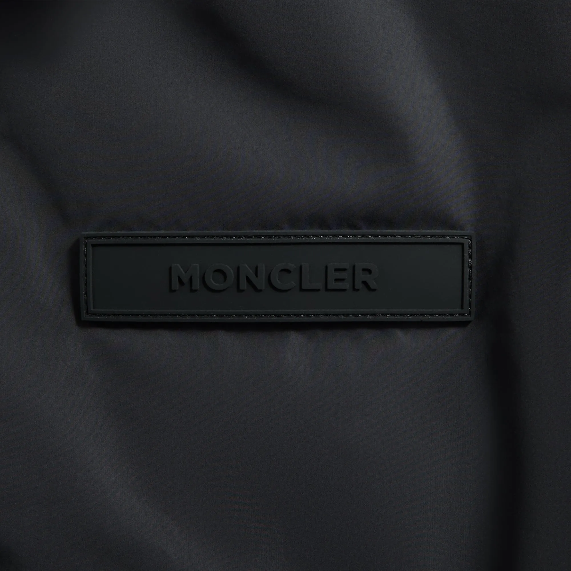 Moncler Maulevrier Bomber - Black ShrinkResistantFabric Zipper Closure Mechanism