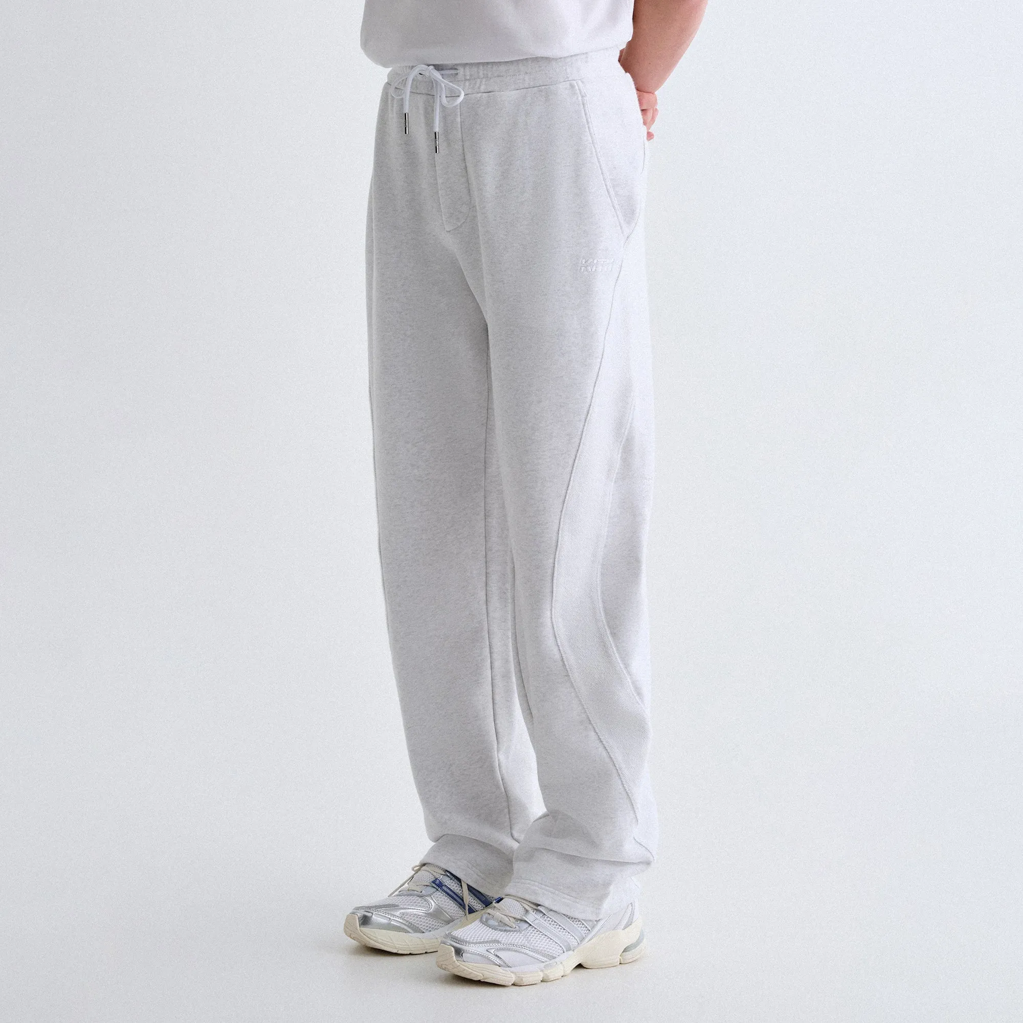 Kith Racer Terry Bryson Sweatpant - Light Heather Grey Breathable Motion LightweightInsulation