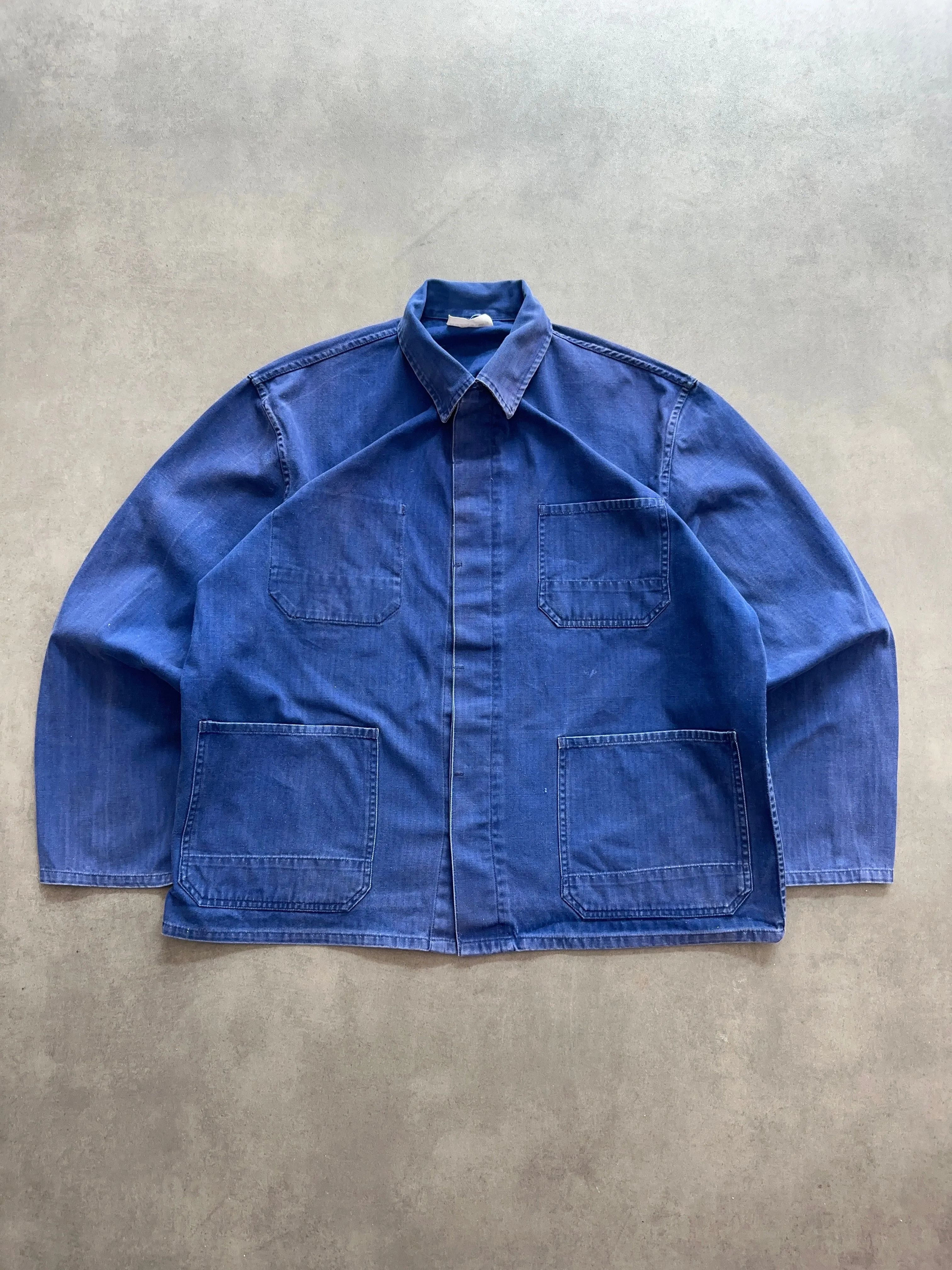 Polished Finish Seasonal Style 1980s French Shirt (L)