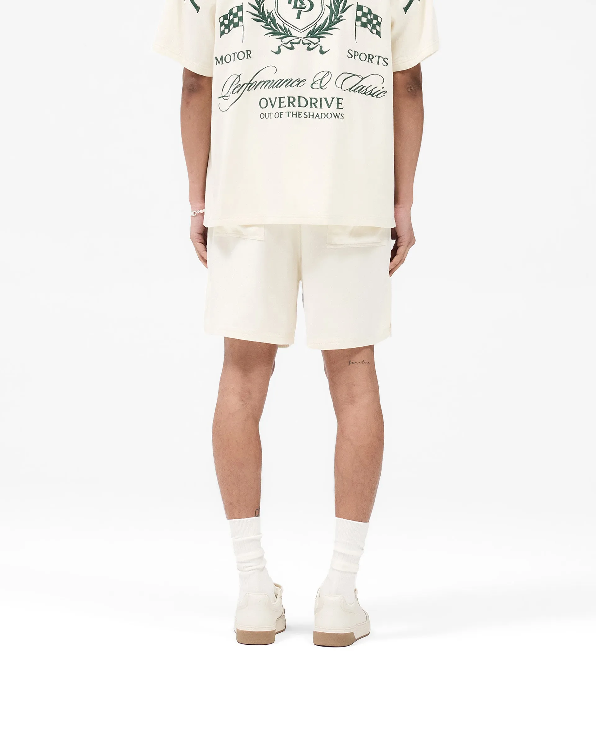 Easy Wear Represent Crest Short - Antique White