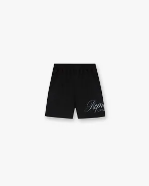 Classic Fit Represent Owners Club Script Mesh Shorts - Black