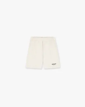 Represent Owners Club Shorts - Flat White Recycled Polyester Blend Ultra Soft Waistband