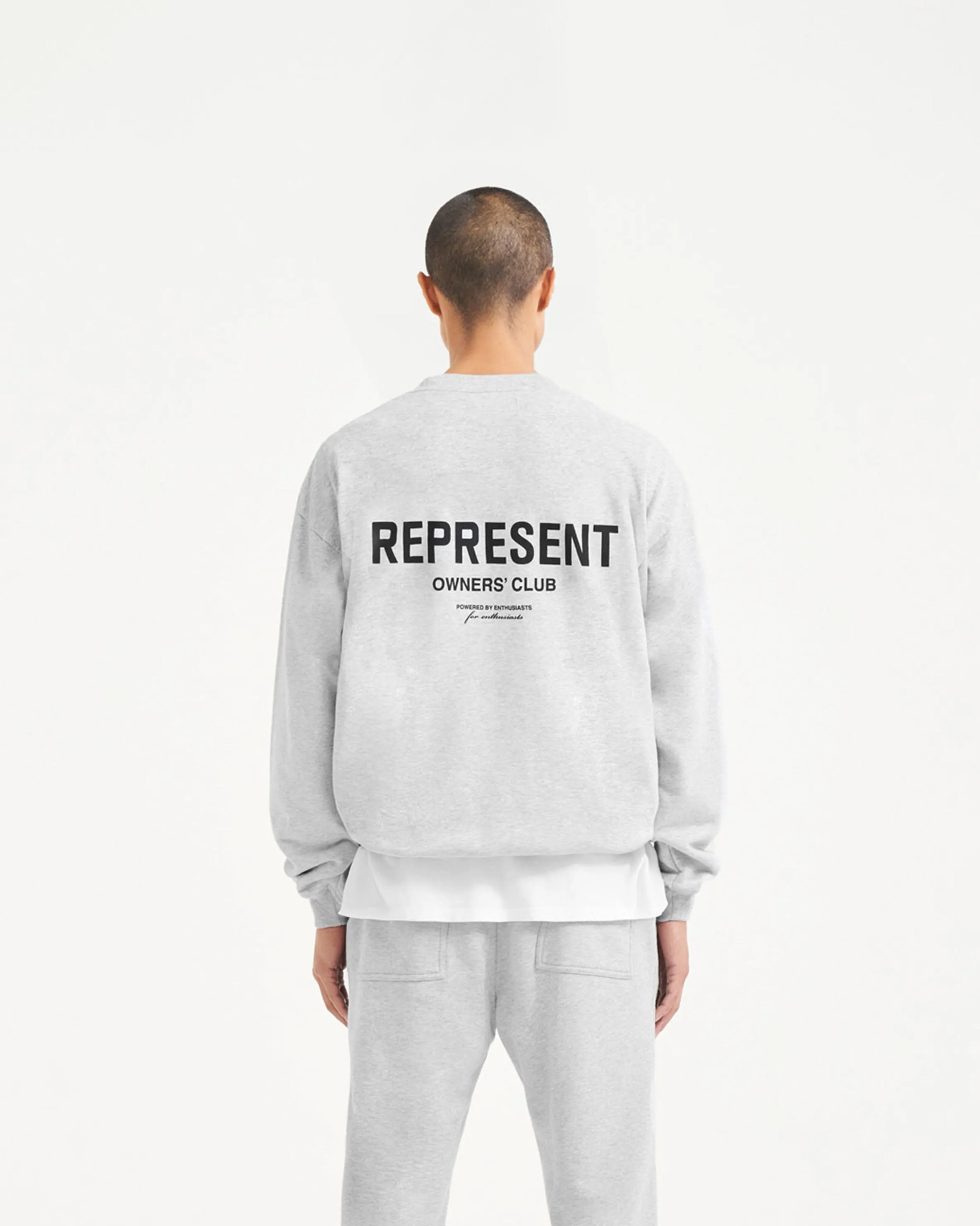 Represent Owners Club Sweater - Ash Grey performance test