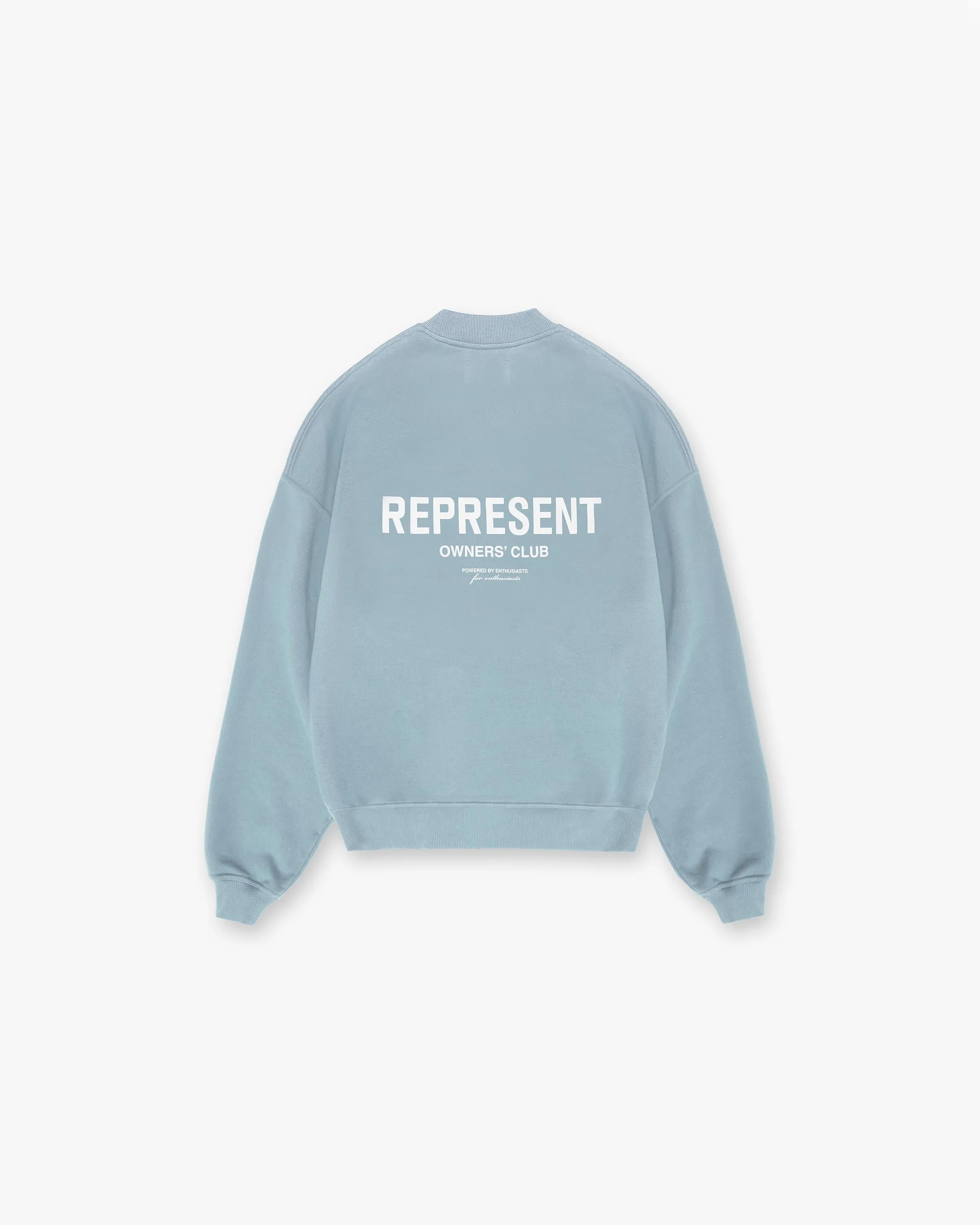 Easy to store Represent Owners Club Sweater - Powder Blue