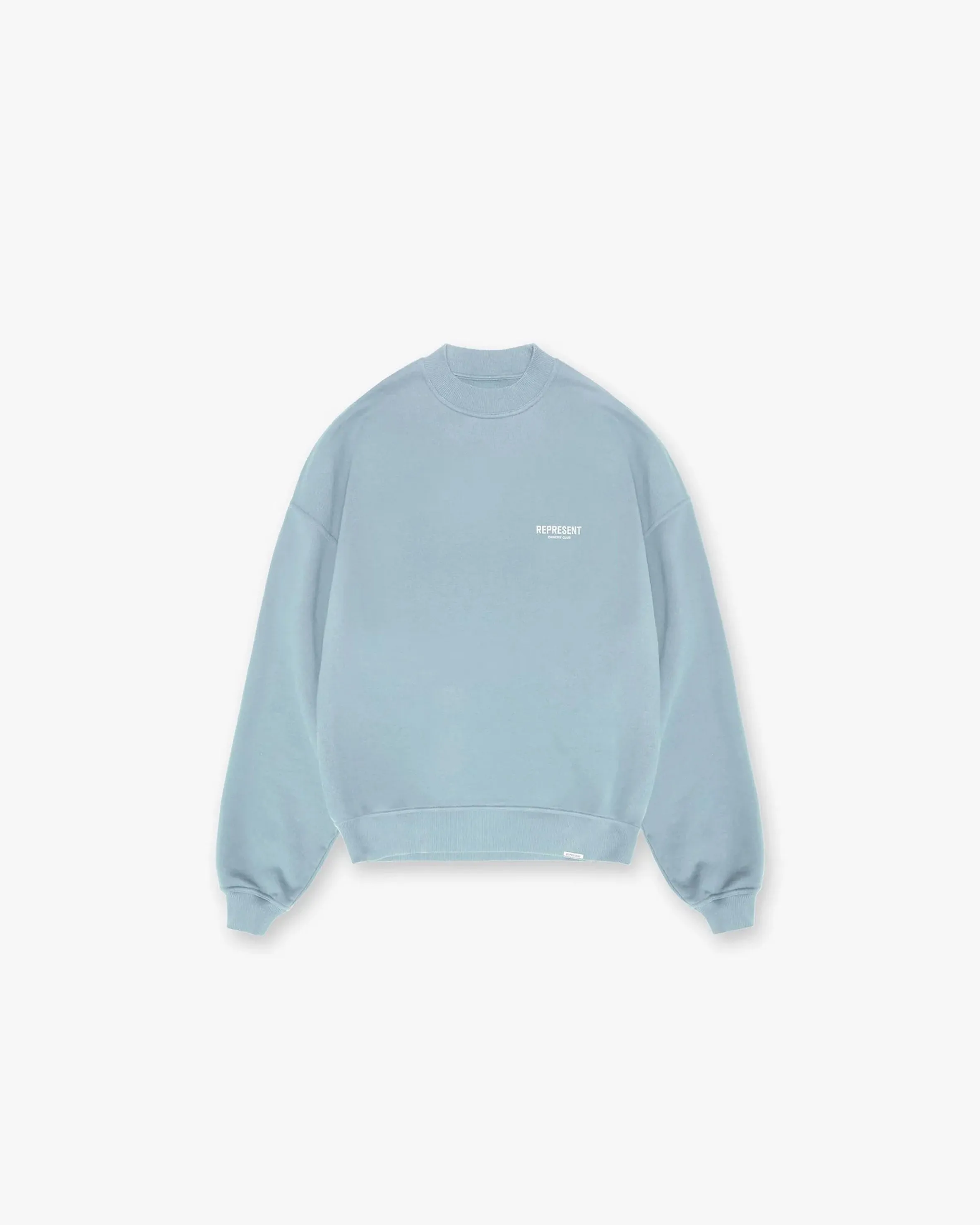 Represent Owners Club Sweater - Powder Blue Cozy And Stylish