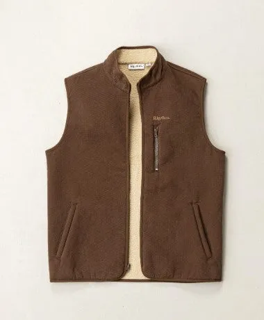 Rhythm Mens Vest Essential Canvas Odor Control Finish AntiPilling Finish