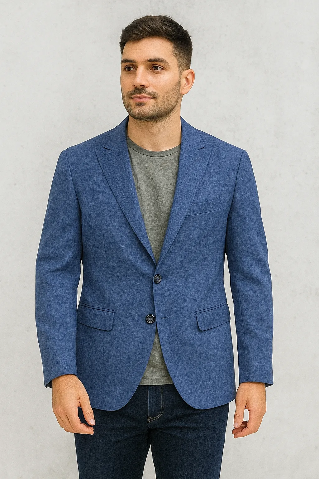 Zacchi Terri 73911 Blazer Cobalt Blue Sleek Layer Look Heat Reflective Lining