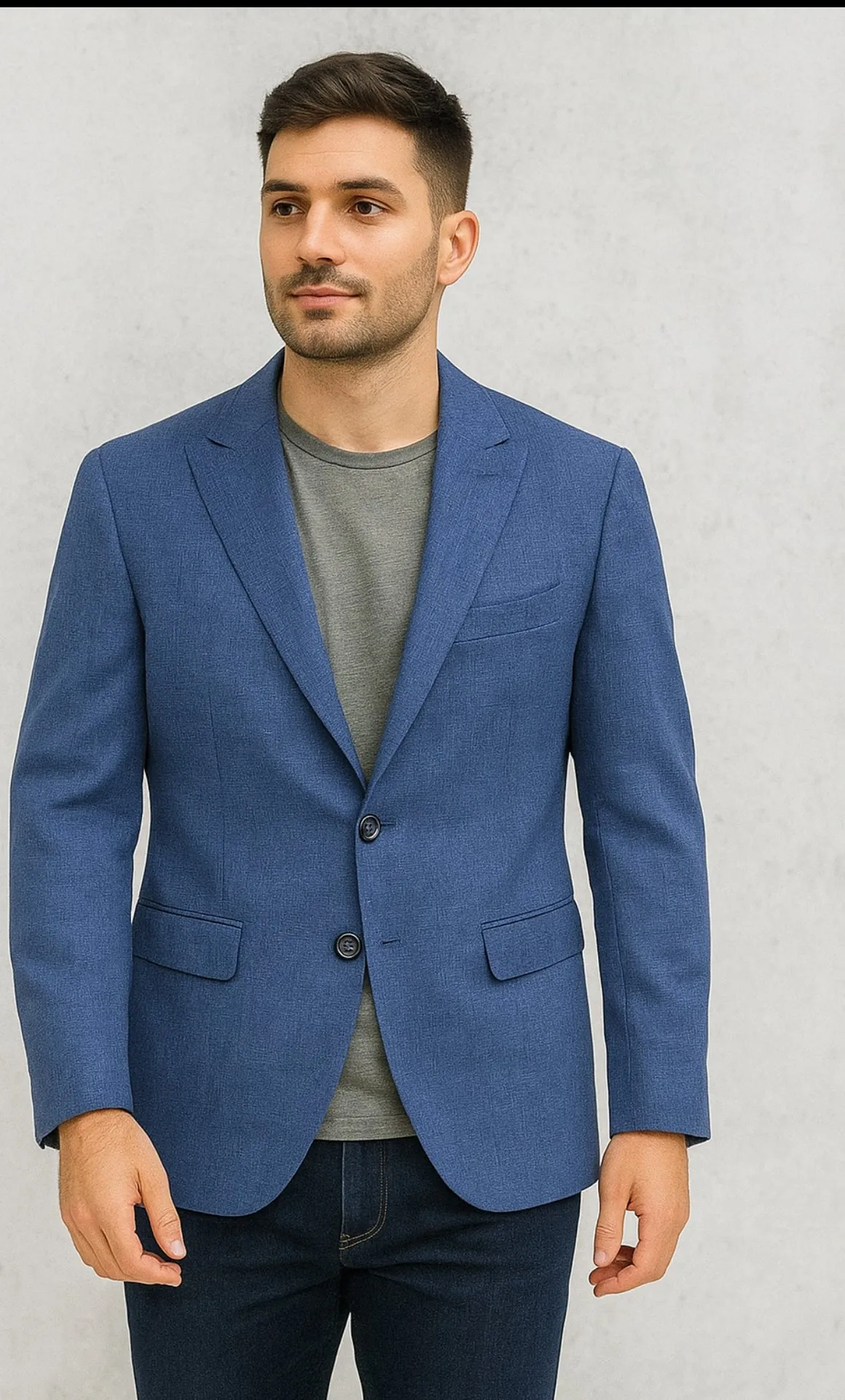 Non Irritating Tags Bonded Zippers Zacchi Terri 73911 Blazer Cobalt Blue