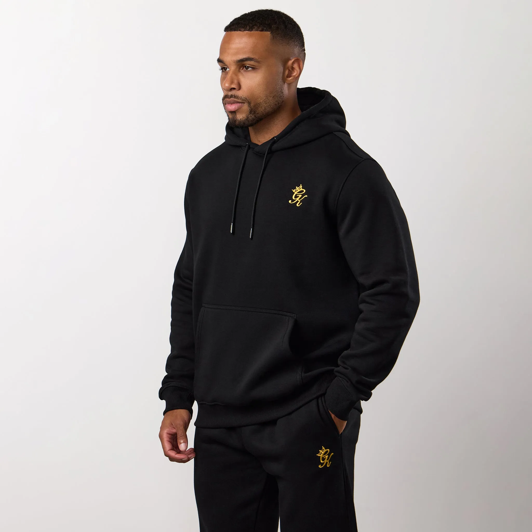 Affordable Gym King Fundamental Fleece Hood - Black/Gold