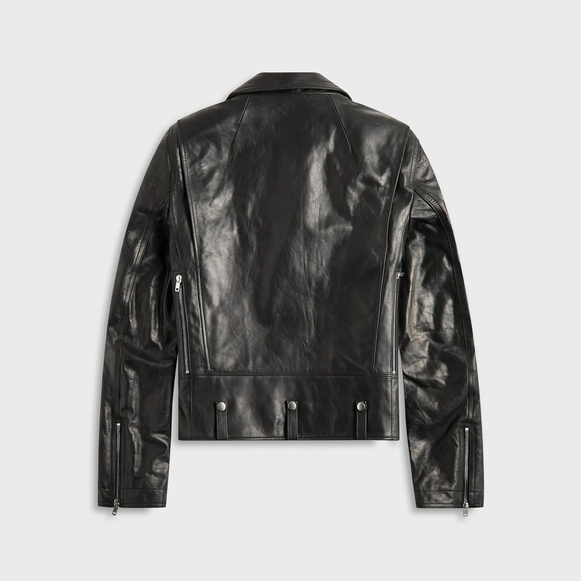 Rick Owens Giacca Pelle Bauhaus Stooges - Black Low Bulk High Warmth anti static coating