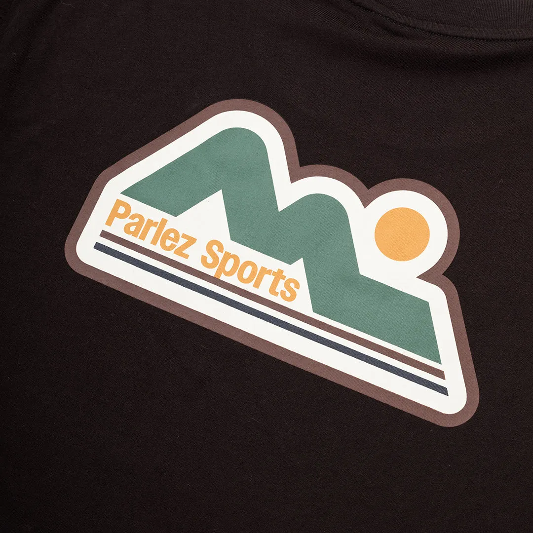 Ridge T-Shirt Black Sustainable Production Process Beach Outfit