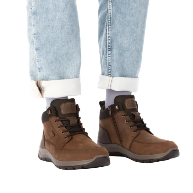 Rieker Mens Boot 03630-22 Noce/Moro/Braun/Espresso Ranch Wear