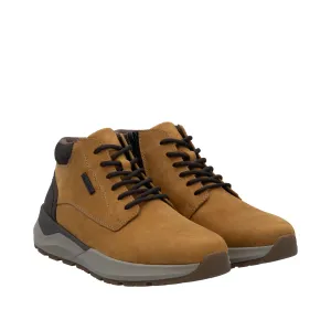 Asymmetric Lacing System Energy return Rieker Mens Boot 06001-68 Butterscotch/Moro/Braun