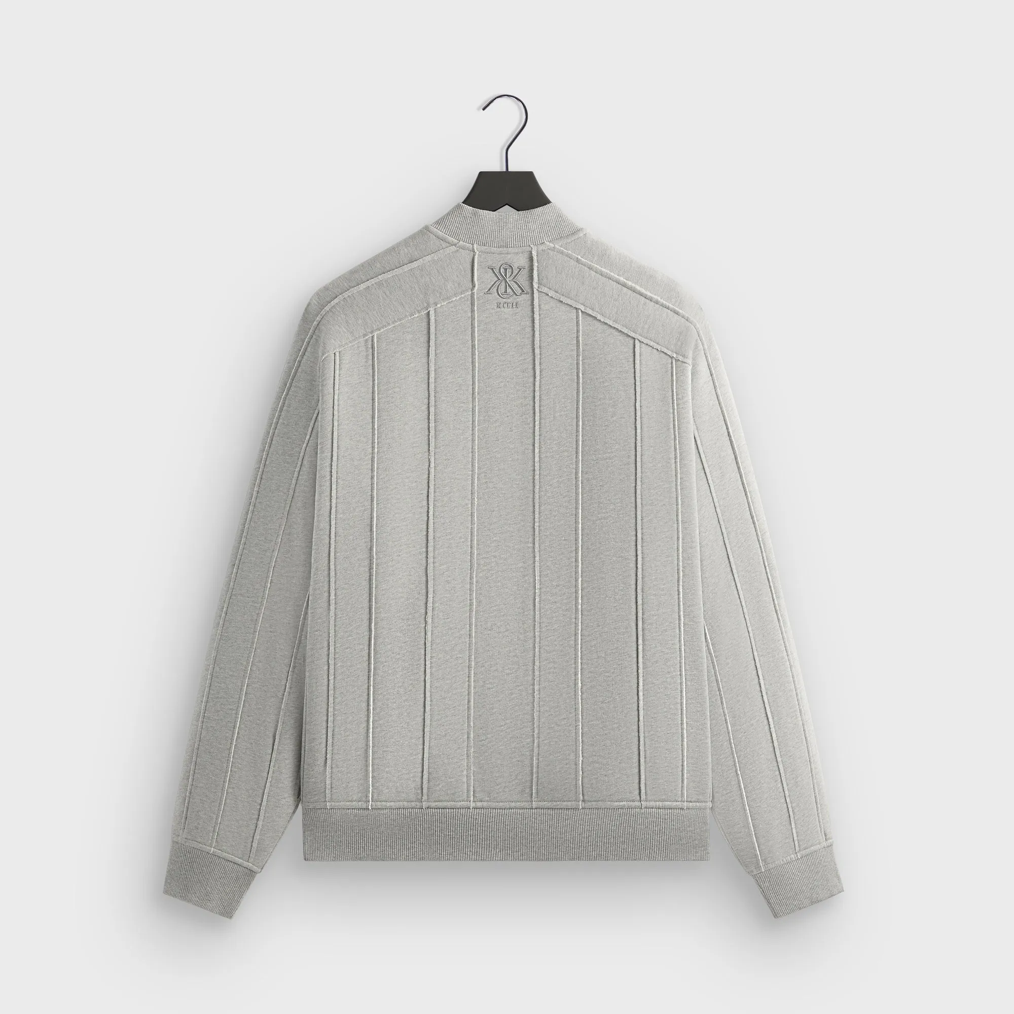 Kith Marvin Bomber Jacket - Mid Heather Grey Bonded Seam Technology MultiAngleVentilation